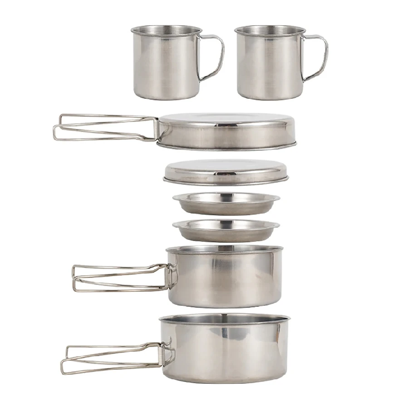 Outdoor Camping Kitchen Set - Набор походной посуды из 8 предметов: