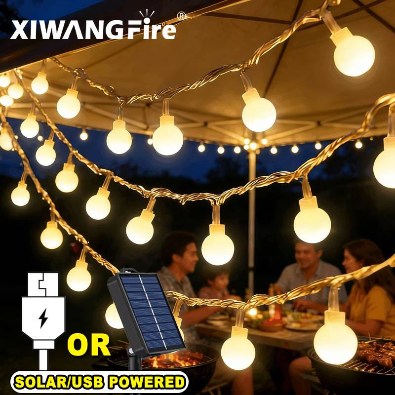 Outdoor Camping Lights - Светодиодные гирлянды 3-10 м на солнечных