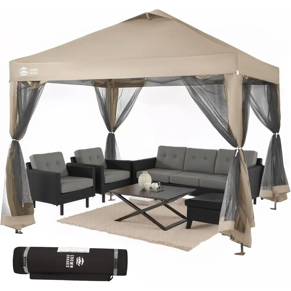 Outdoor Camping Mosquito Net - Палатка-беседка 10x10 с москитной сеткой, 4