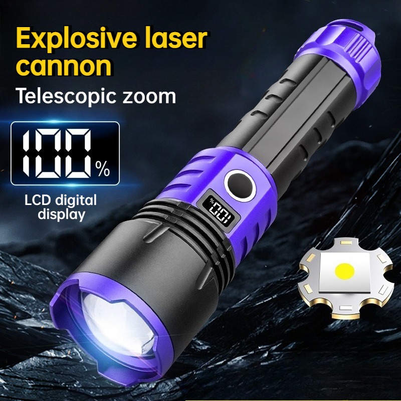Outdoor Camping Lights - Многофункциональный мощный светодиодный фонарь с USB-зарядкой,