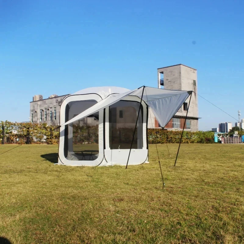 Outdoor Camping Car Tail Tent - Лидер продаж: Складная дышащая шестигранная палатка-тент