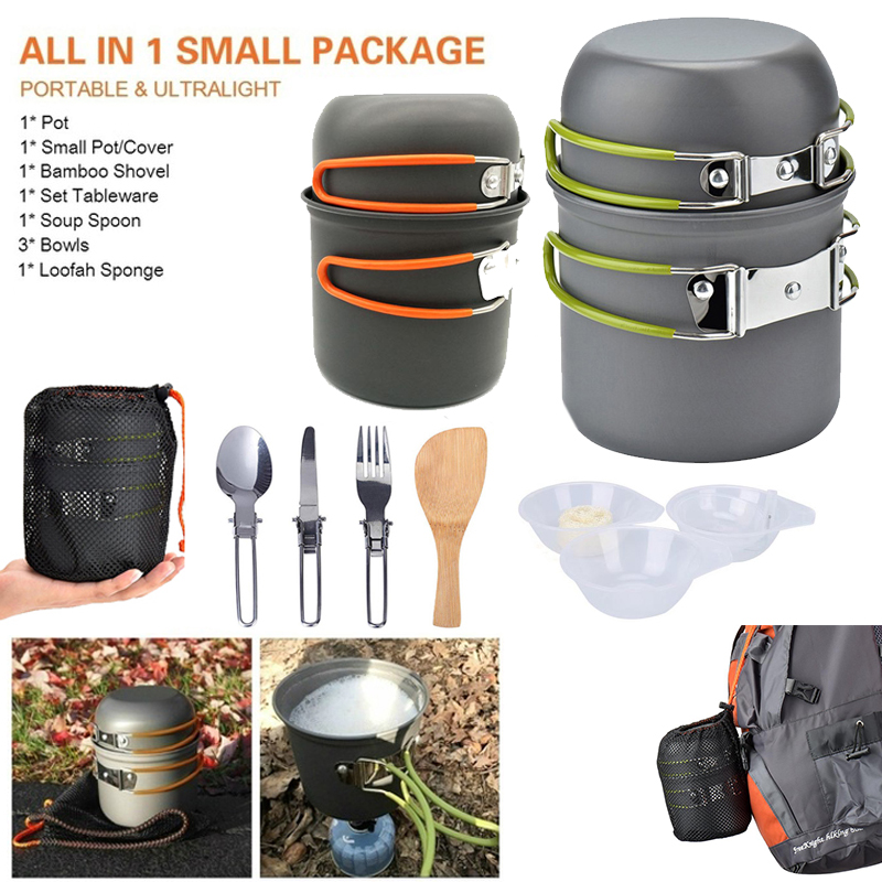 Outdoor Camping Kitchen Set - Новый походный горшок, портативный уличный набор,