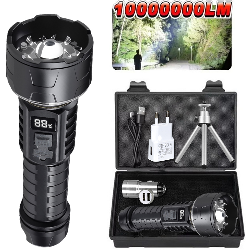 Outdoor Camping Lights - Светодиодный фонарик COB, перезаряжаемый фонарь, 7-ядерный