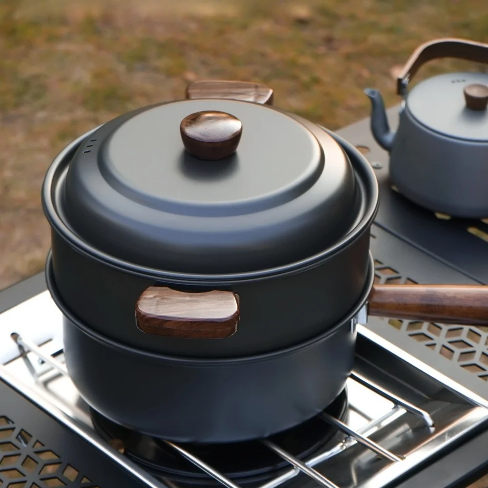 Outdoor Camping Kitchen Set - 3л набор кастрюль для кемпинга, горячая