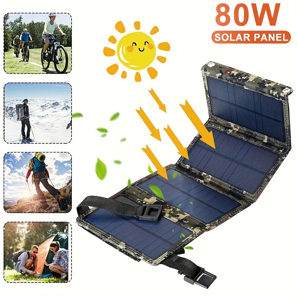 Outdoor Camping Hiking - Портативная складная солнечная панель 80 Вт