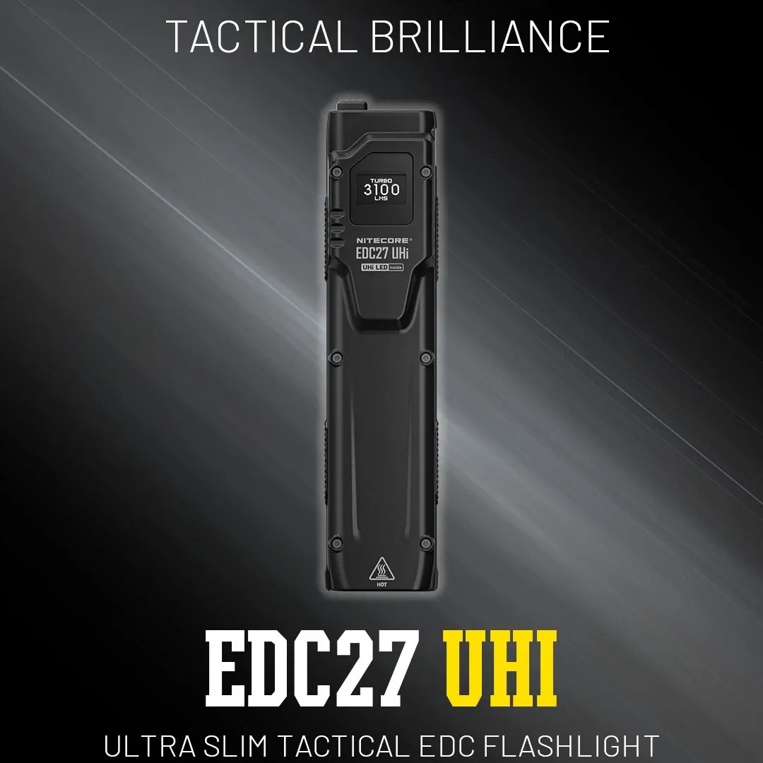 Outdoor Camping Lights - Тактический фонарик Convoy UHi EDC, 3100