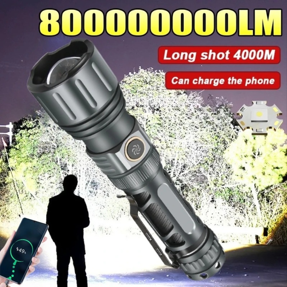 Outdoor Camping Lights - Суперяркий портативный перезаряжаемый светодиодный фонарь, тактический