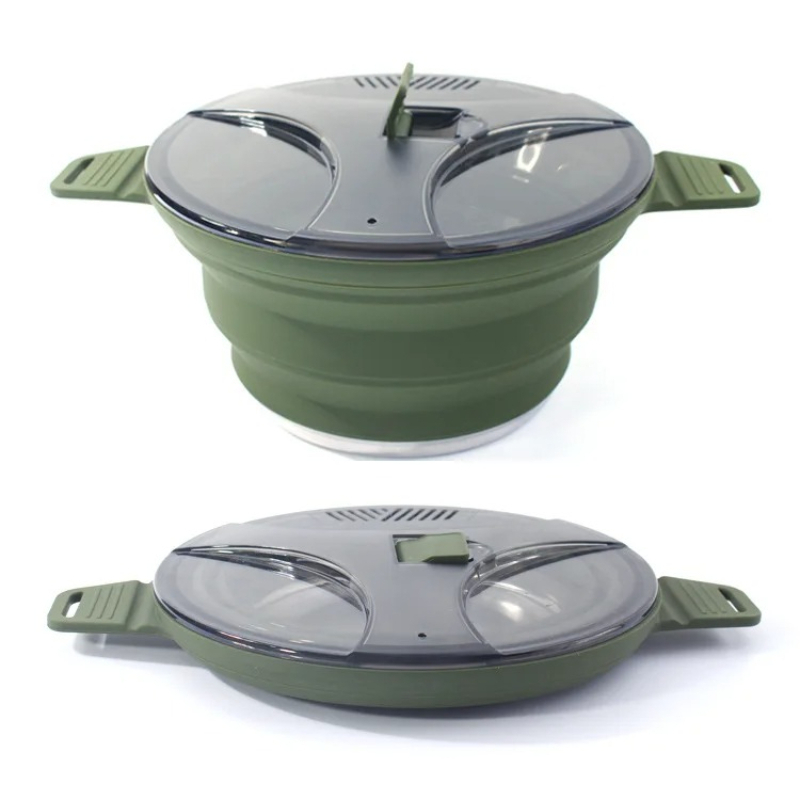 Outdoor Camping Kitchen Set - Экологичный силиконовый набор походной посуды для