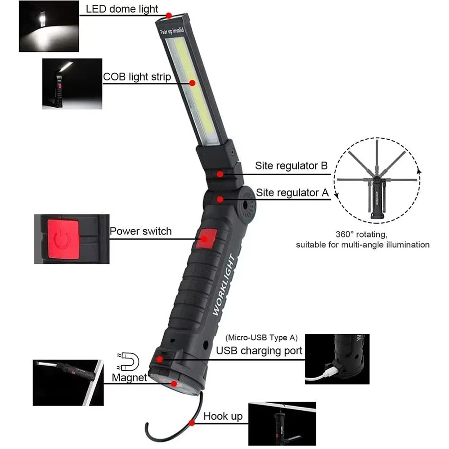 Портативный светодиодный фонар – обзор и цена Outdoor Camping Lights