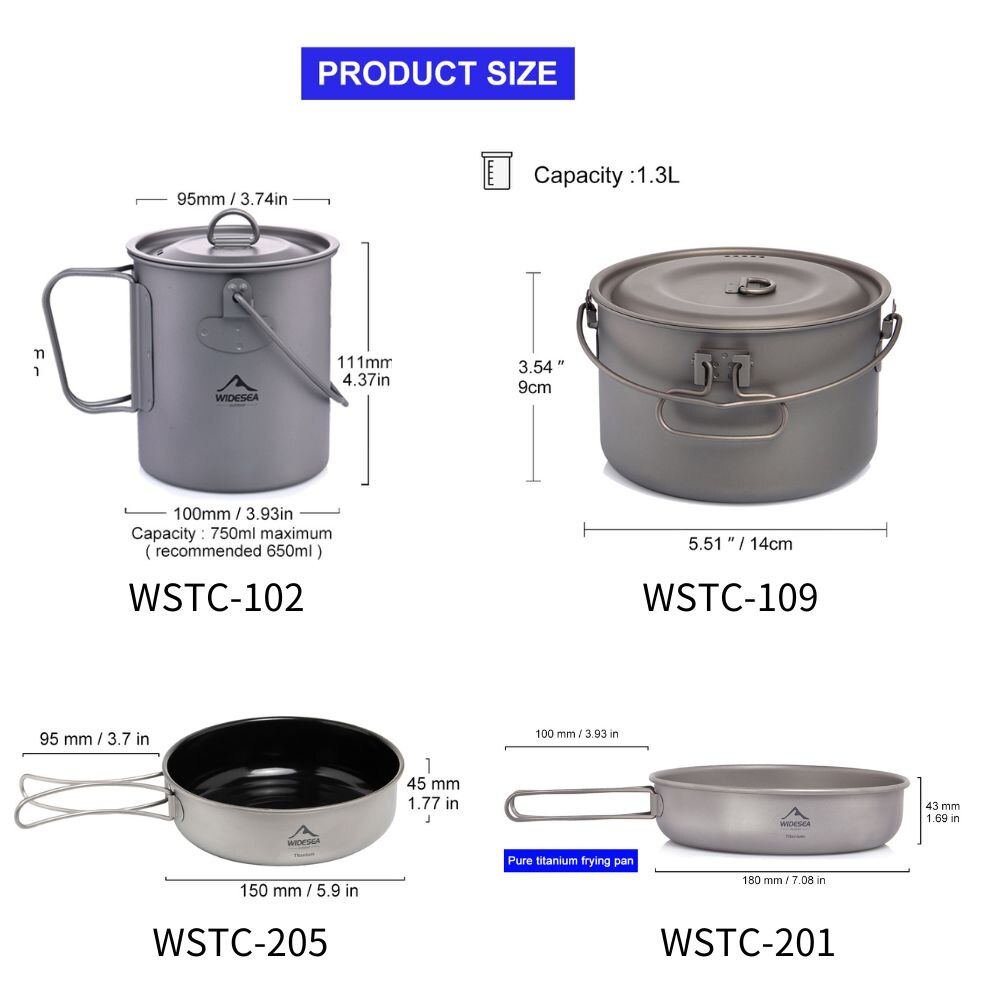 Widesea посуда для кемпинга, т – обзор и цена Outdoor Camping Kitchen Set