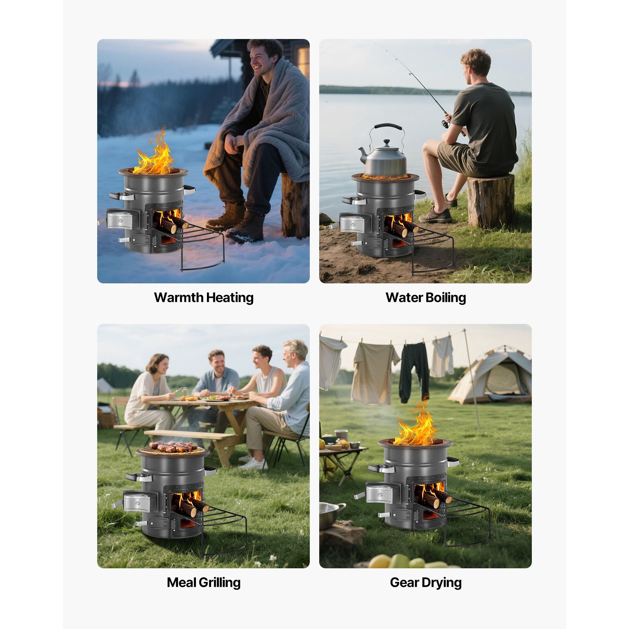 Походная ракетная печь, портат – обзор и цена Camping Outdoor Or Indoor