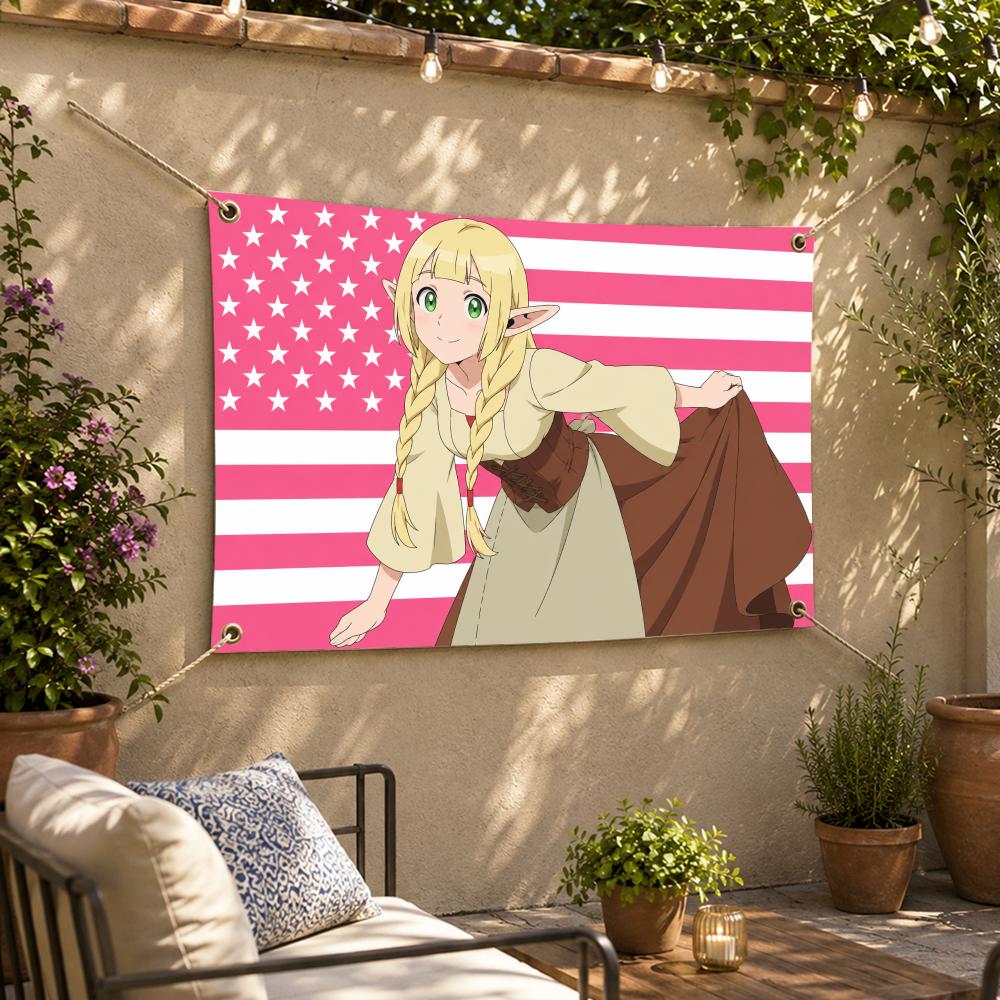 Фэнтези-флаги в стиле аниме с  – обзор и цена Outdoor Camping Anime