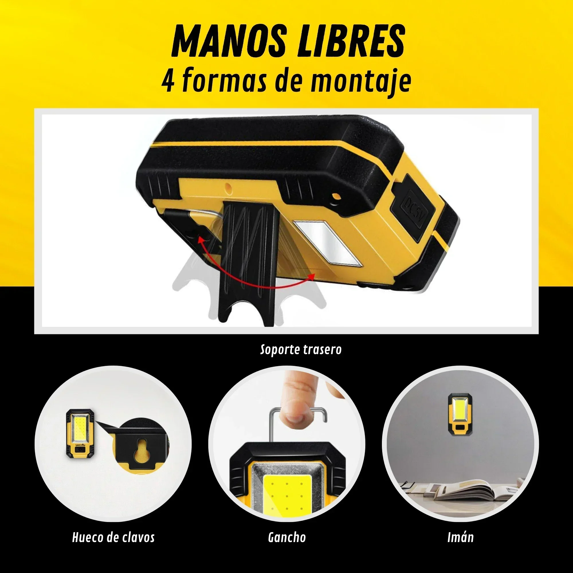 Перезаряжаемый рабочий фонарь  – обзор и цена Outdoor Camping Lights