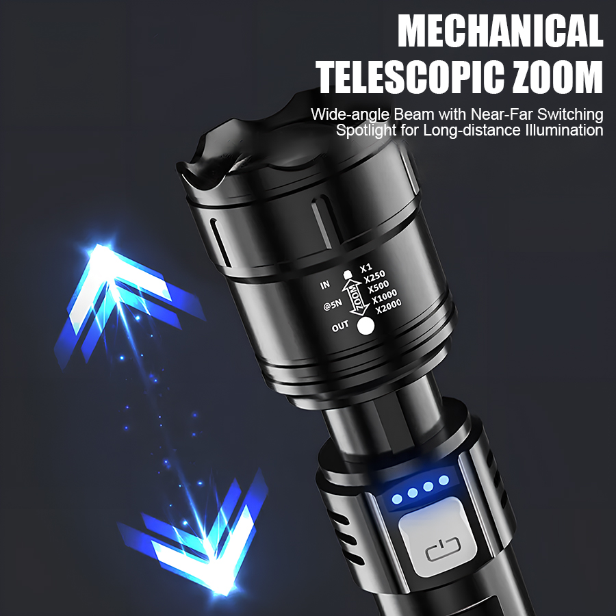 Мощный светодиодный фонарь P50 – обзор и цена Outdoor Camping Lights