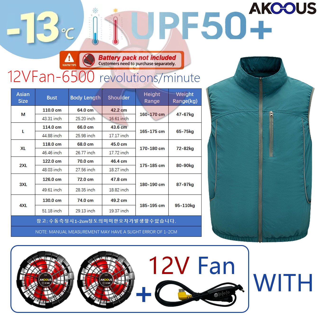 Вентиляторный жилет 12В 5В USB – обзор и цена Outdoor Camping Air Conditioner