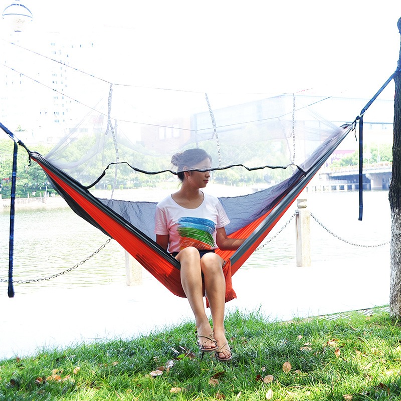 Одноместный/двухместный гамак  – обзор и цена Outdoor Camping Mosquito Net