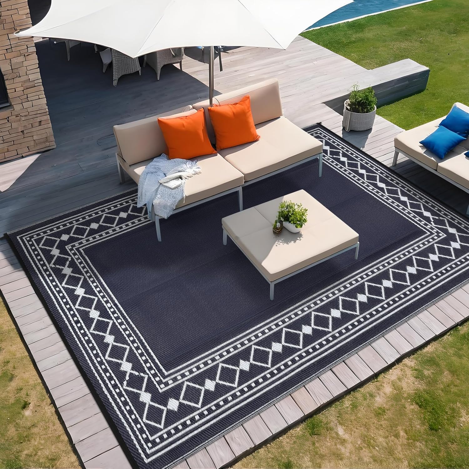 Уличный коврик 9x18 футов – Во – обзор и цена Outdoor Camping Rugs 9X18
