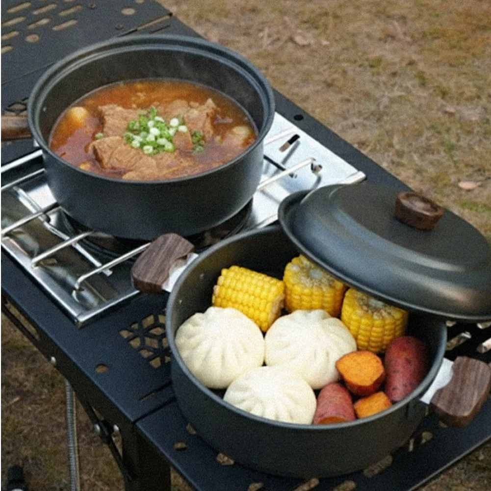 3л набор кастрюль для кемпинга – обзор и цена Outdoor Camping Kitchen Set