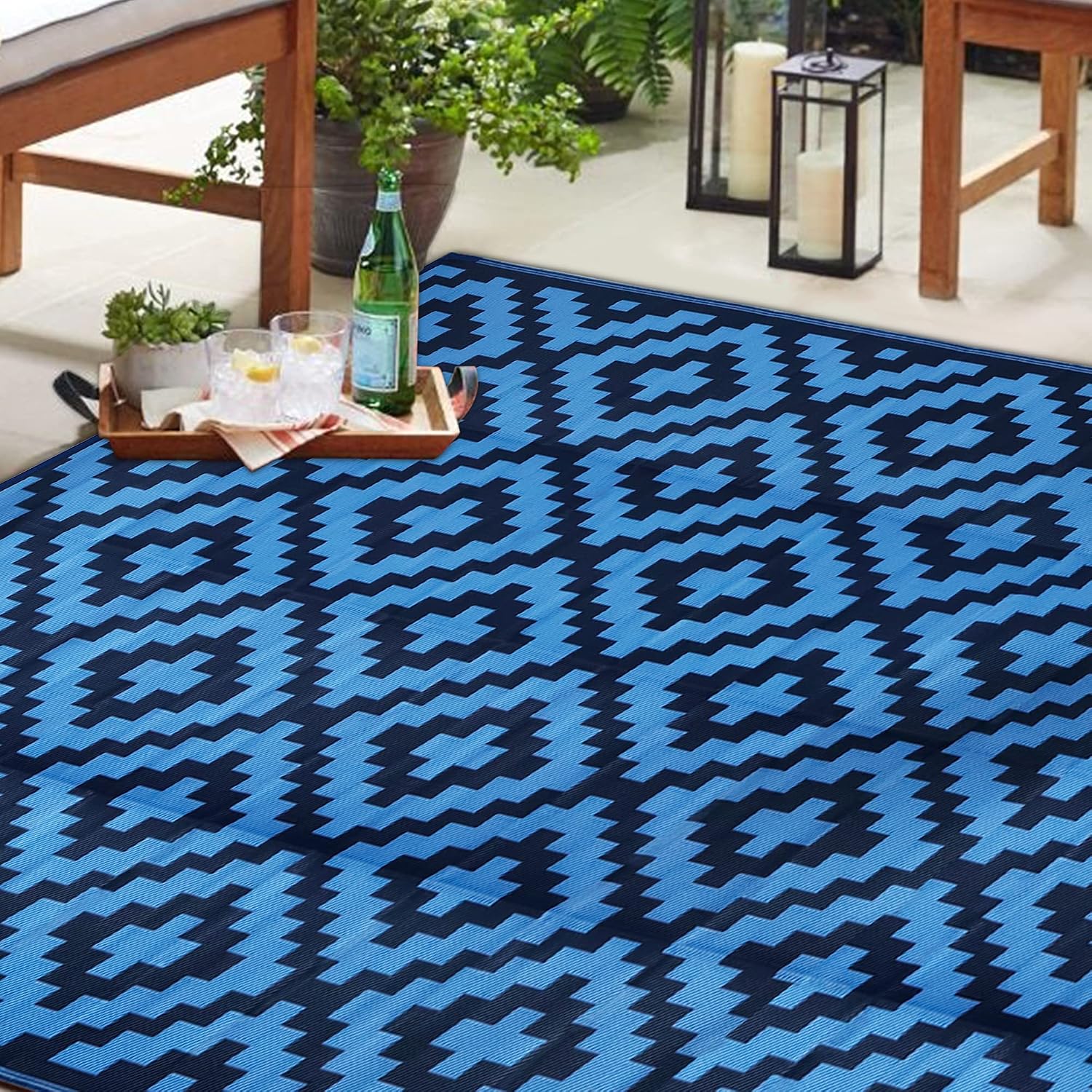 Водонепроницаемый уличный ковр – обзор и цена Outdoor Camping Rugs 9X18