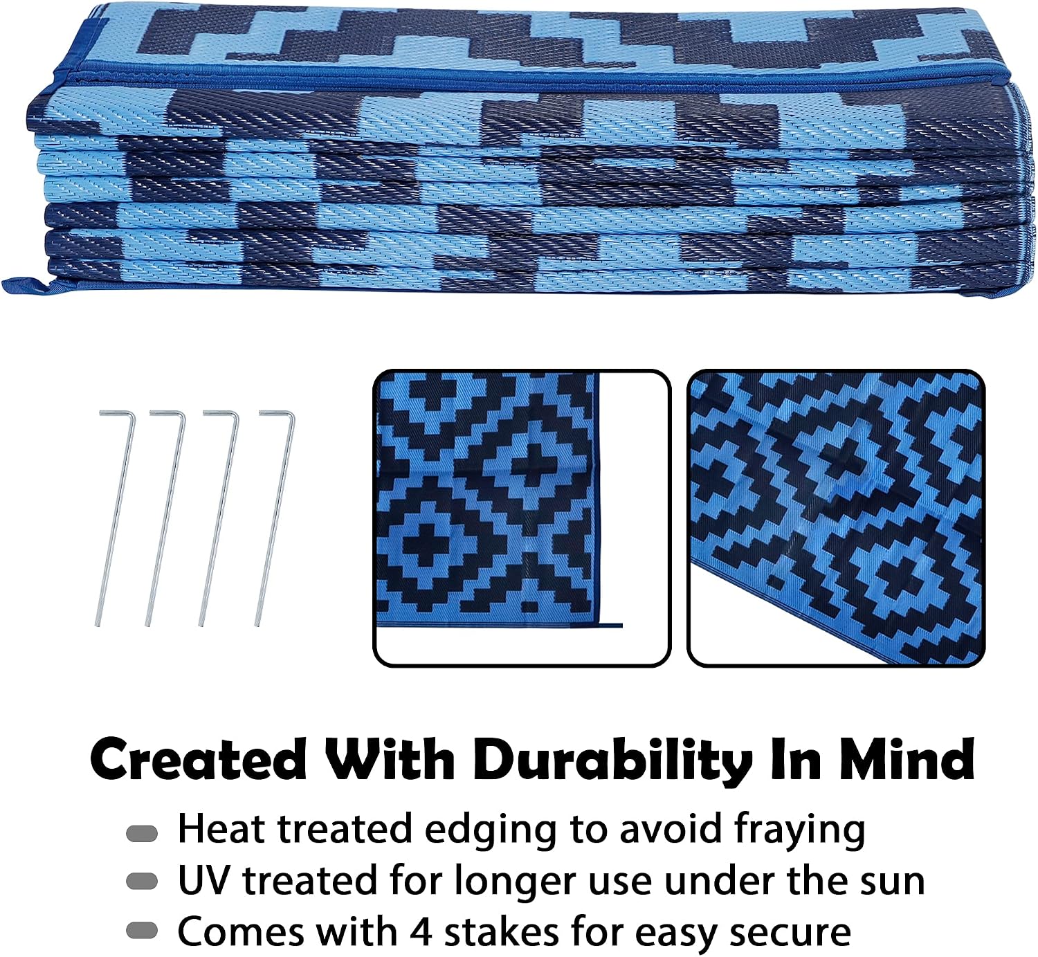 Водонепроницаемый уличный ковр – обзор и цена Outdoor Camping Rugs 9X18
