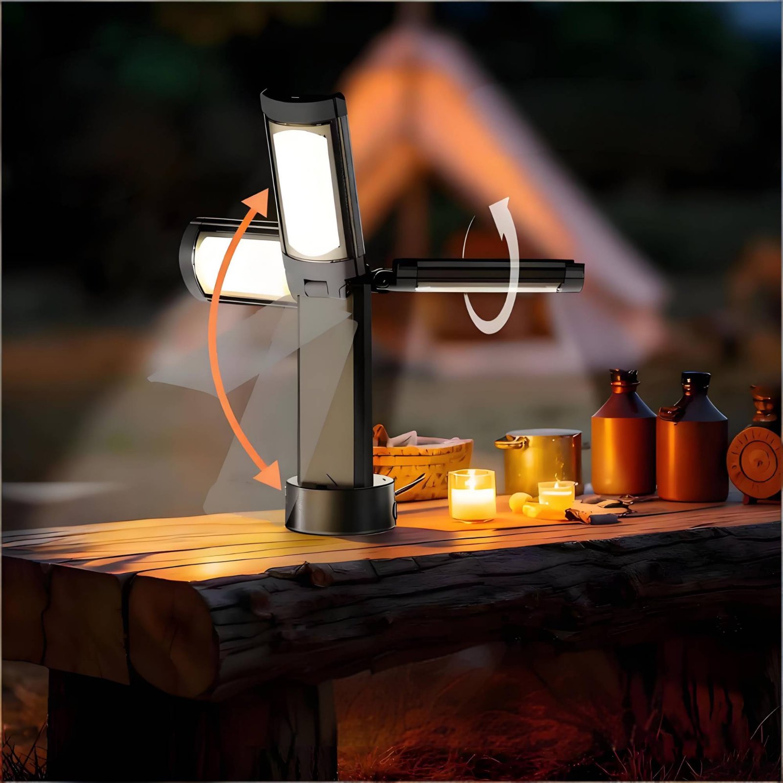 Телескопическая лампа для пала – обзор и цена Outdoor Camping Lights