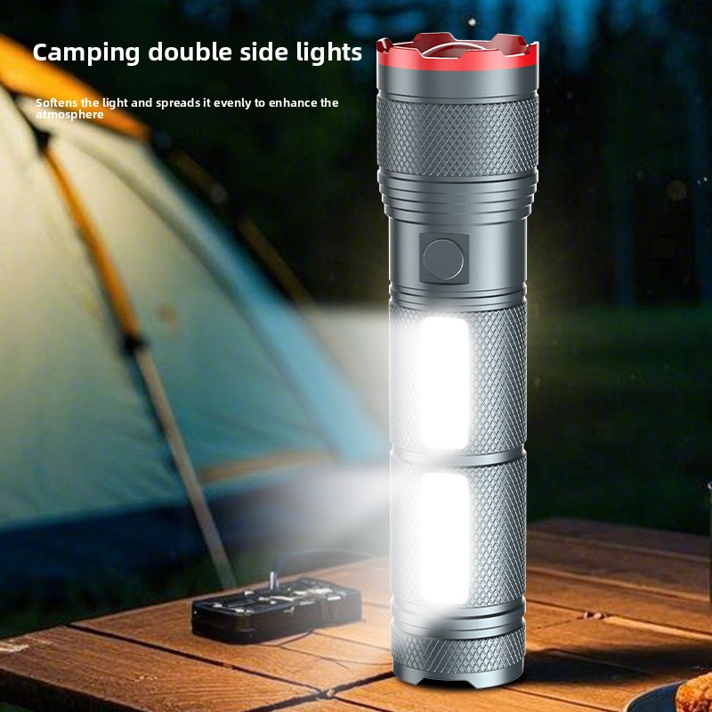 7200 мАч, фонарик COB, боковой – обзор и цена Outdoor Camping Hiking