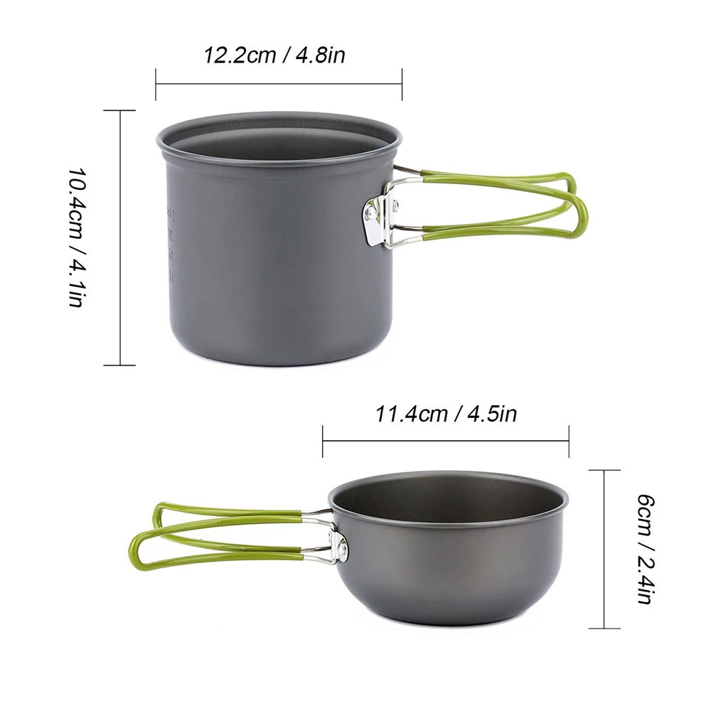 Набор посуды для кемпинга с пл – обзор и цена Outdoor Camping Kitchen Set