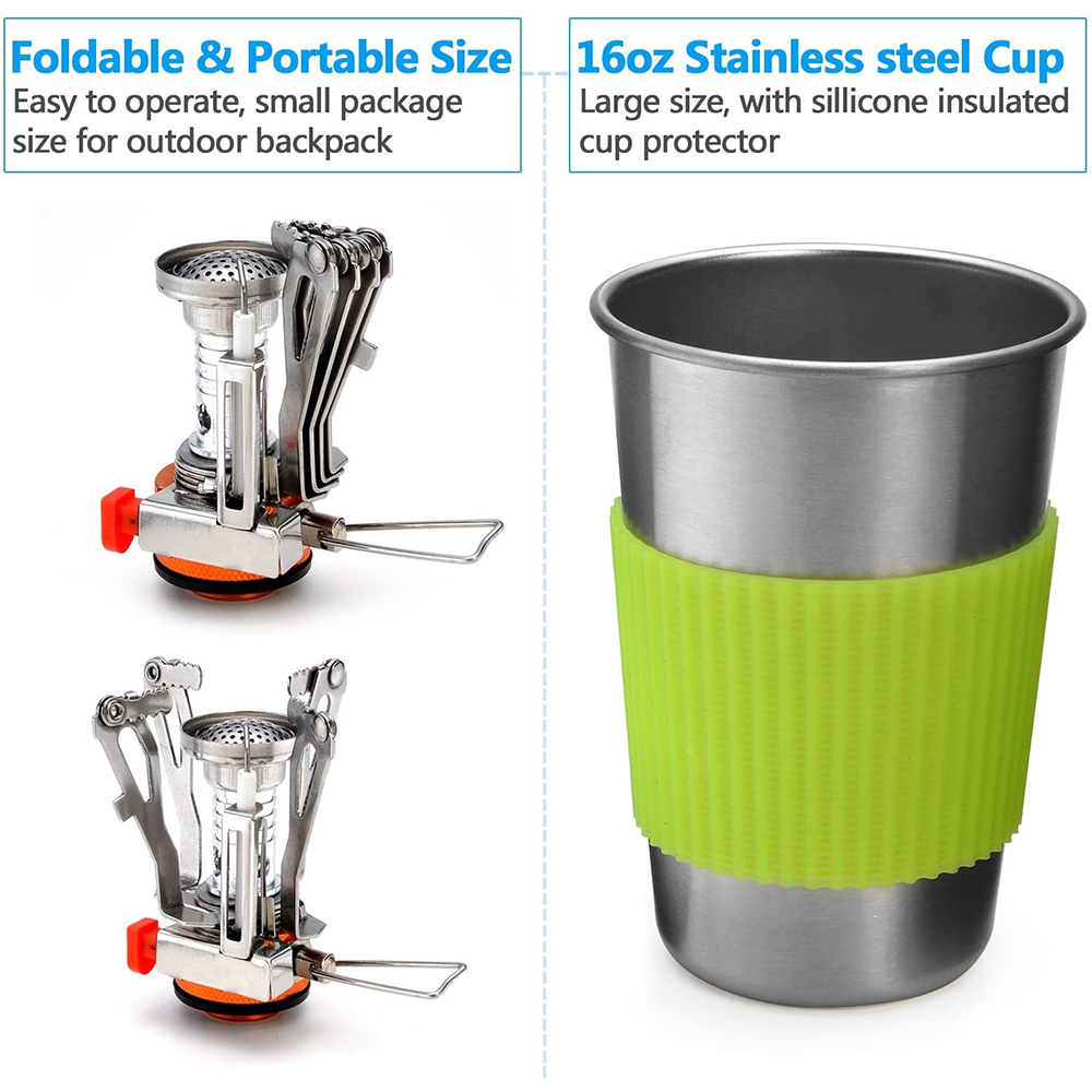 Набор посуды для кемпинга с пл – обзор и цена Outdoor Camping Kitchen Set